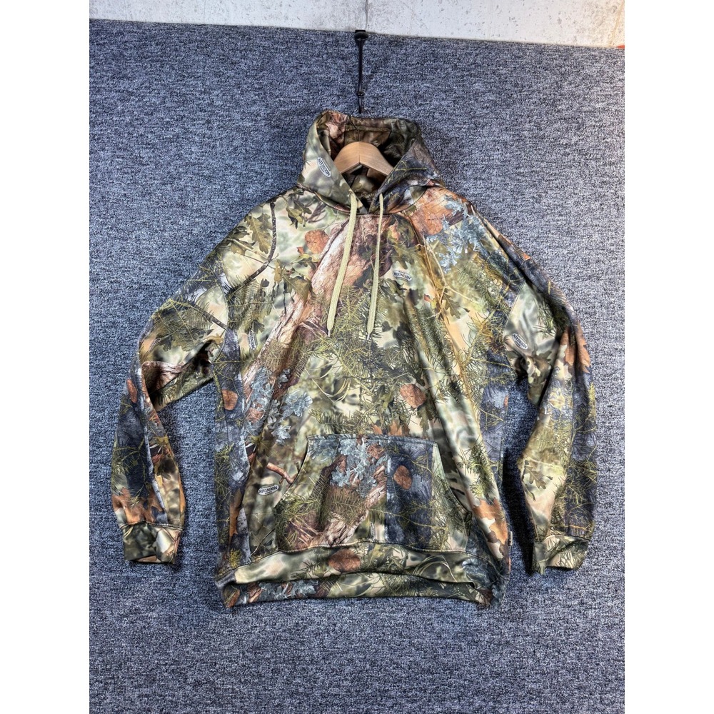 Kings Camo Mountain Shadow Hoodie Men XL Camouflage Fleece Pullover Hunting Gear